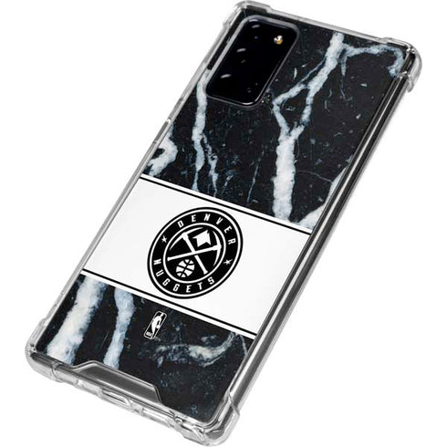 NBA Denver Nuggets Marble Galaxy Note20 5G Clear Case