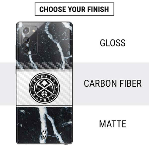NBA Denver Nuggets Marble Galaxy Note20 5G Skin