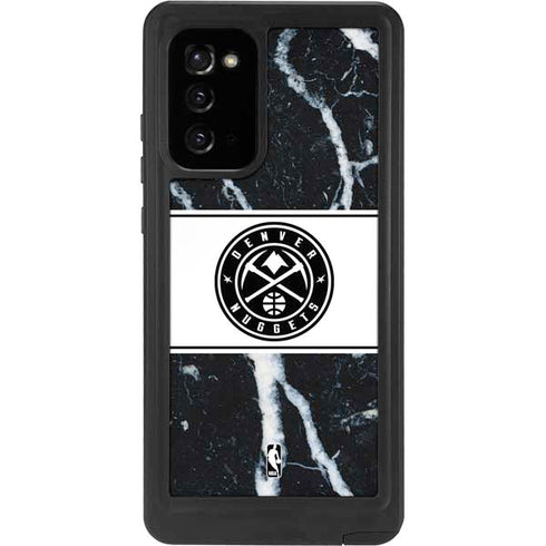 NBA Denver Nuggets Marble Galaxy Note20 5G Waterproof Case