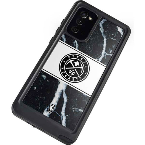 NBA Denver Nuggets Marble Galaxy Note20 5G Waterproof Case
