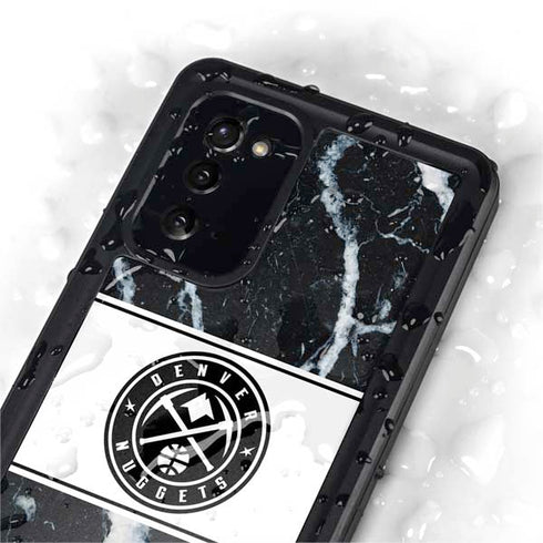 NBA Denver Nuggets Marble Galaxy Note20 5G Waterproof Case