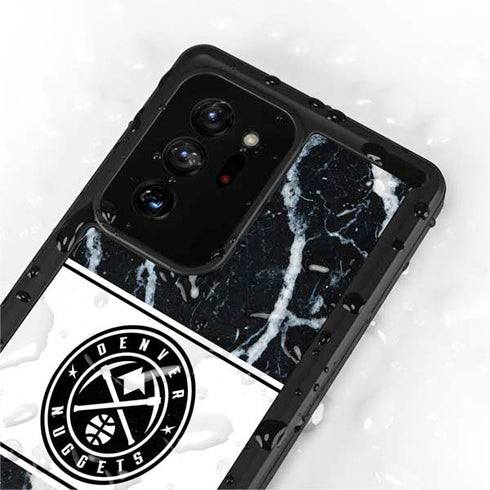 NBA Denver Nuggets Marble Galaxy Note20 Ultra 5G Waterproof Case