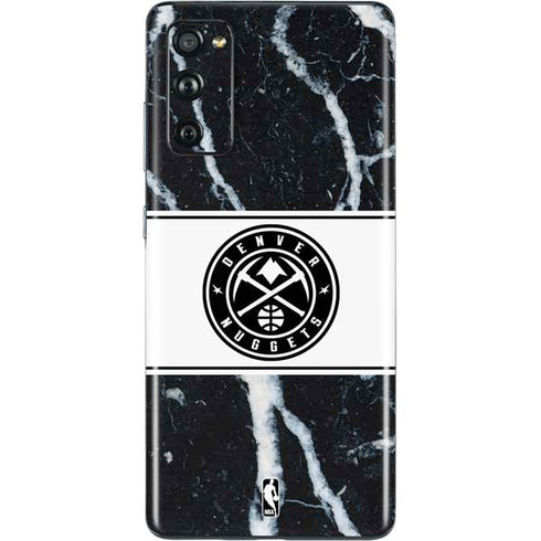 NBA Denver Nuggets Marble Galaxy S20 Fan Edition Skin