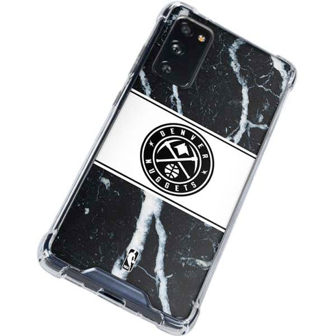 NBA Denver Nuggets Marble Galaxy S20 FE Clear Case