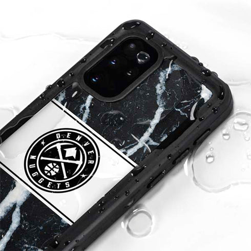 NBA Denver Nuggets Marble Galaxy S20 Plus Waterproof Case