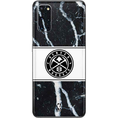 NBA Denver Nuggets Marble Galaxy S20 Skin