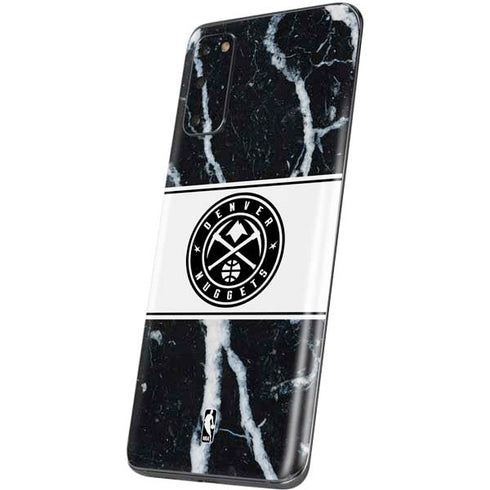 NBA Denver Nuggets Marble Galaxy S20 Skin