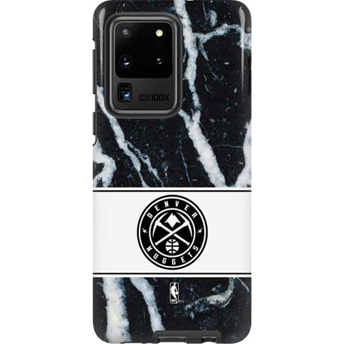 NBA Denver Nuggets Marble Galaxy S20 Ultra 5G Pro Case