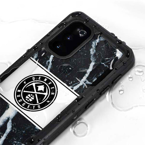 NBA Denver Nuggets Marble Galaxy S20 Waterproof Case
