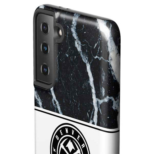 NBA Denver Nuggets Marble Galaxy S21 FE Pro Case