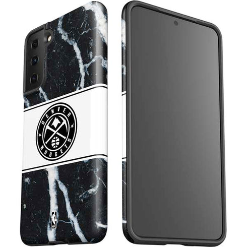 NBA Denver Nuggets Marble Galaxy S21 FE Pro Case