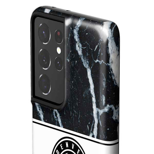 NBA Denver Nuggets Marble Galaxy S21 Ultra 5G Pro Case