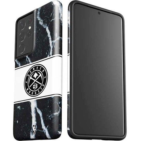 NBA Denver Nuggets Marble Galaxy S21 Ultra 5G Pro Case