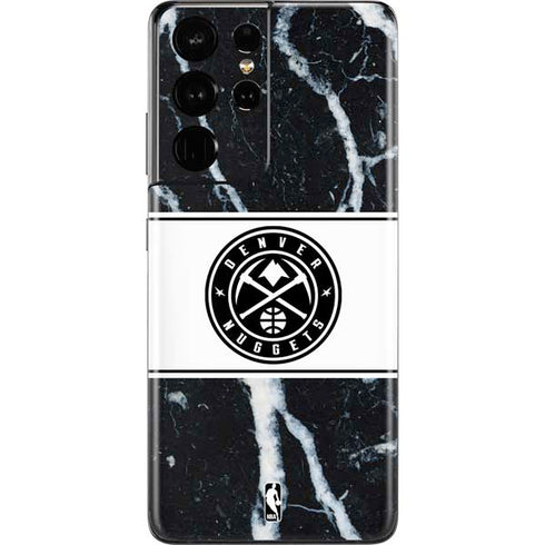 NBA Denver Nuggets Marble Galaxy S21 Ultra 5G Skin