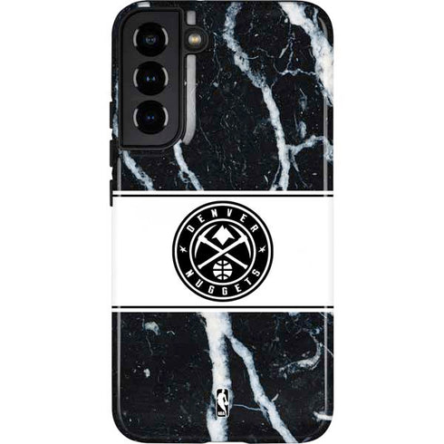NBA Denver Nuggets Marble Galaxy S22 Plus Pro Case