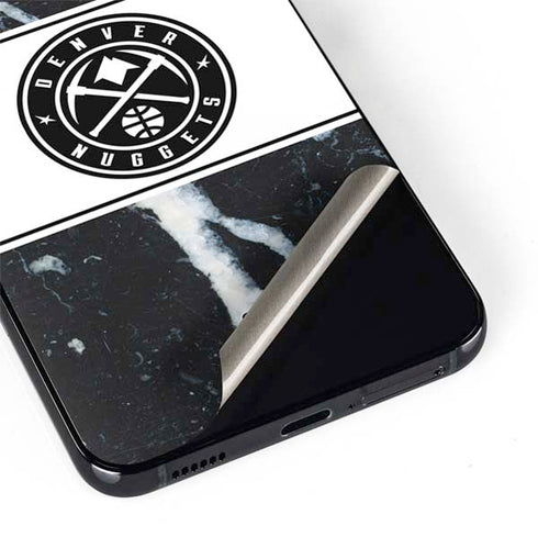 NBA Denver Nuggets Marble Galaxy S22 Plus Skin