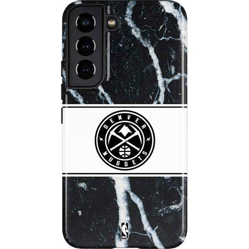 NBA Denver Nuggets Marble Galaxy S22 Pro Case
