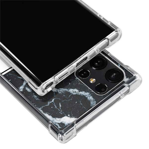 NBA Denver Nuggets Marble Galaxy S22 Ultra Clear Case