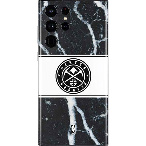 NBA Denver Nuggets Marble Galaxy S22 Ultra Skin