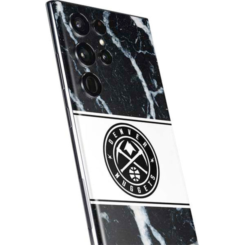 NBA Denver Nuggets Marble Galaxy S22 Ultra Skin