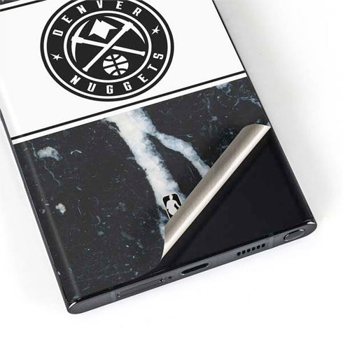 NBA Denver Nuggets Marble Galaxy S22 Ultra Skin