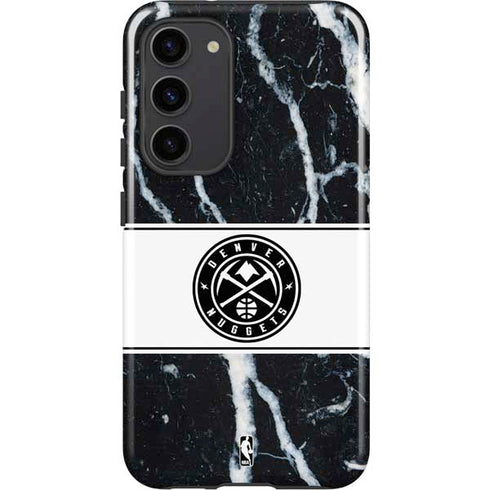 NBA Denver Nuggets Marble Galaxy S23 Plus Pro Case