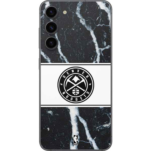 NBA Denver Nuggets Marble Galaxy S23 Plus Skin