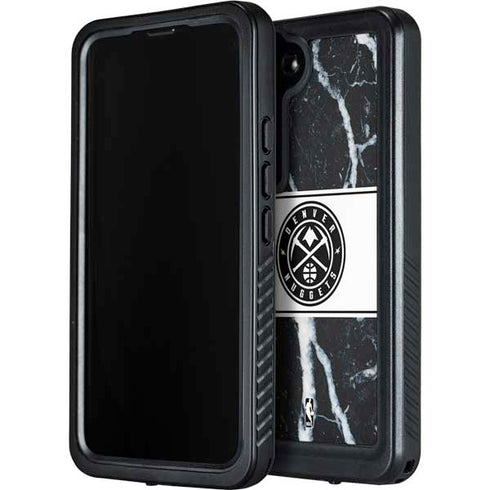 NBA Denver Nuggets Marble Galaxy S23 Waterproof Case