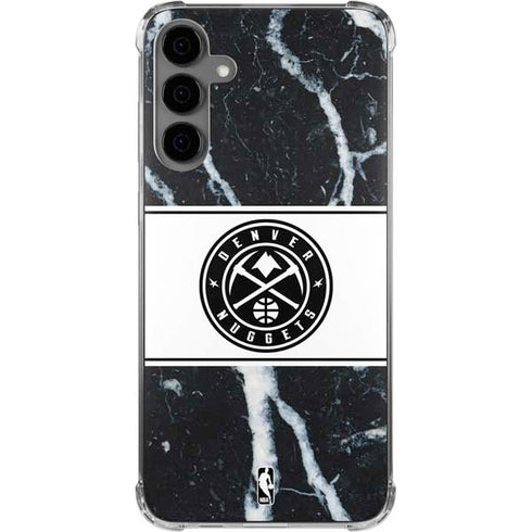 NBA Denver Nuggets Marble Galaxy S24 Plus Clear Case
