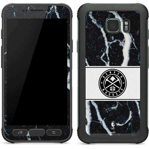 NBA Denver Nuggets Marble Galaxy S7 Active Skin