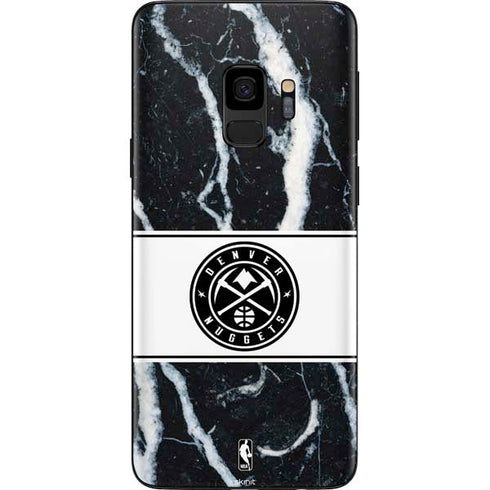 NBA Denver Nuggets Marble Galaxy S9 Skin