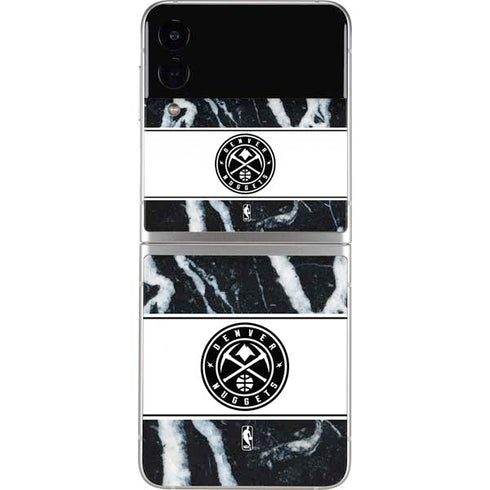 NBA Denver Nuggets Marble Galaxy Z Flip4 5G Skin