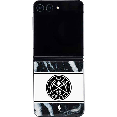 NBA Denver Nuggets Marble Galaxy Z Flip5 5G Skin