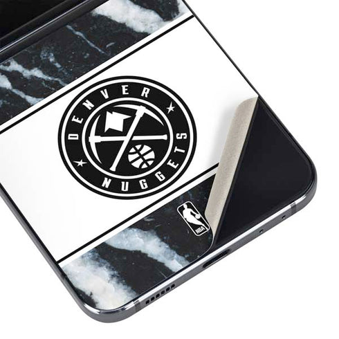 NBA Denver Nuggets Marble Galaxy Z Flip5 5G Skin