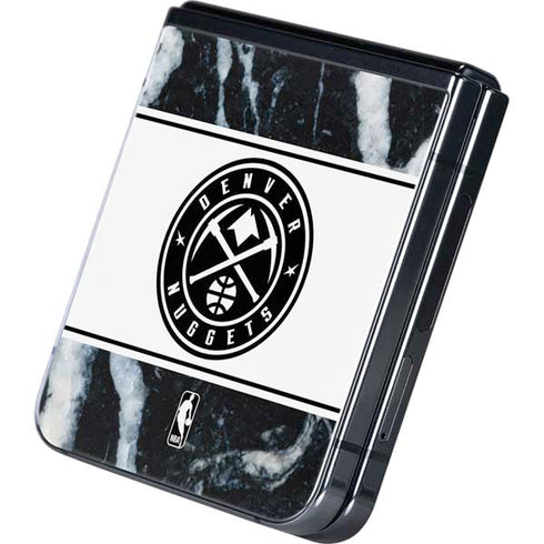 NBA Denver Nuggets Marble Galaxy Z Flip5 5G Skin