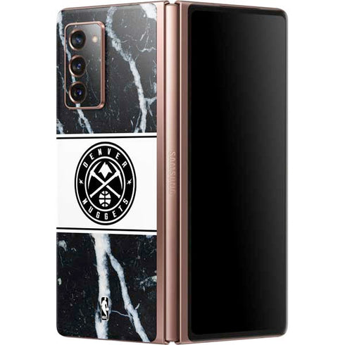 NBA Denver Nuggets Marble Galaxy Z Fold2 5G Skin