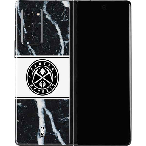 NBA Denver Nuggets Marble Galaxy Z Fold2 5G Skin