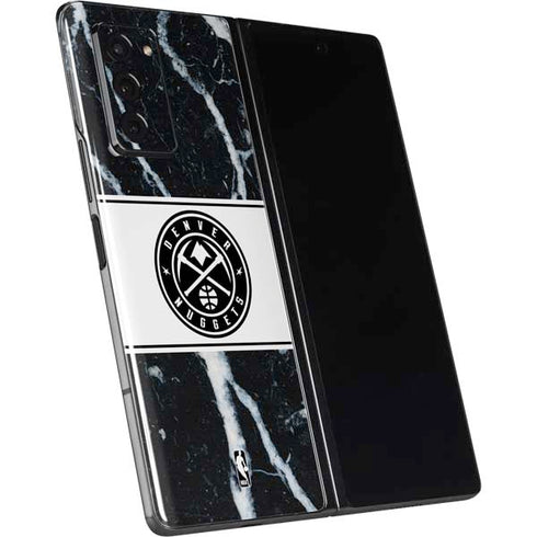 NBA Denver Nuggets Marble Galaxy Z Fold2 5G Skin