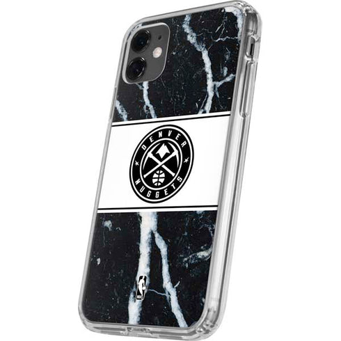 NBA Denver Nuggets Marble iPhone 11 Clear Case
