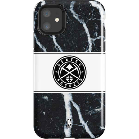 NBA Denver Nuggets Marble iPhone 11 Impact Case