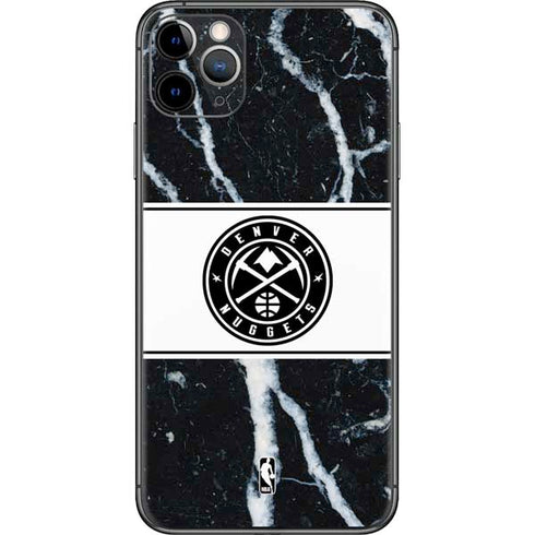 NBA Denver Nuggets Marble iPhone 11 Pro Max Skin