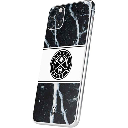 NBA Denver Nuggets Marble iPhone 11 Pro Max Skin