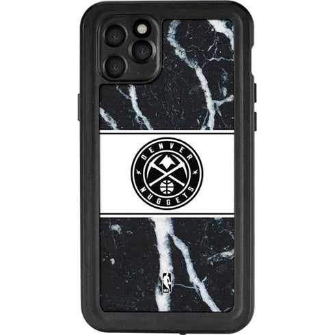 NBA Denver Nuggets Marble iPhone 11 Pro Max Waterproof Case