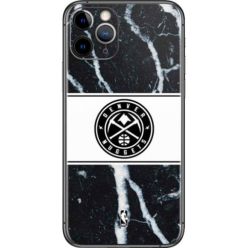 NBA Denver Nuggets Marble iPhone 11 Pro Skin