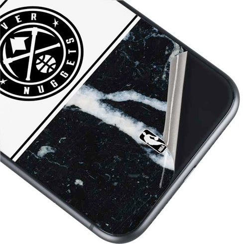 NBA Denver Nuggets Marble iPhone 11 Skin