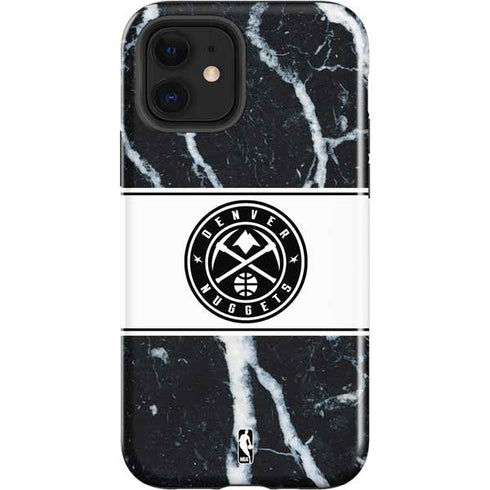 NBA Denver Nuggets Marble iPhone 12 Impact Case
