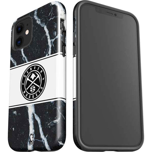 NBA Denver Nuggets Marble iPhone 12 Impact Case