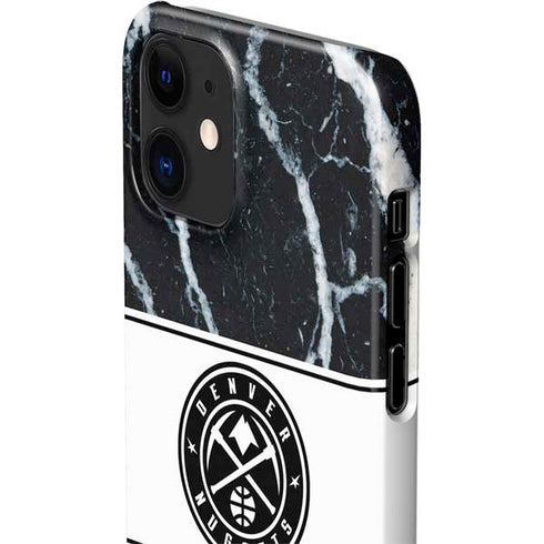 NBA Denver Nuggets Marble iPhone 12 Mini Lite Case
