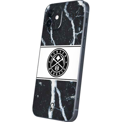 NBA Denver Nuggets Marble iPhone 12 Mini Skin