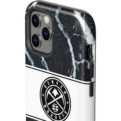 NBA Denver Nuggets Marble iPhone 12 Pro Max Impact Case